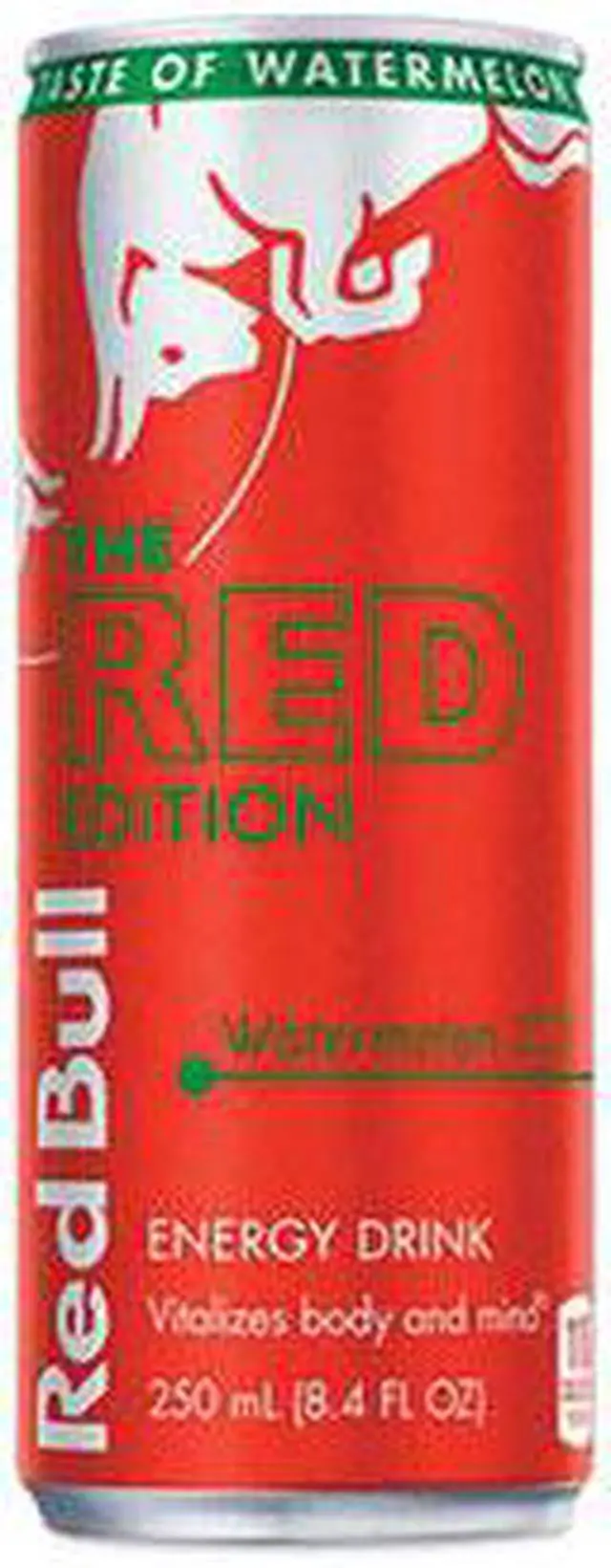 Alt view image 7 of 8 - The Red Edition Energy Drink Watermelon 8.4 oz Can 24/Carton RBD45448