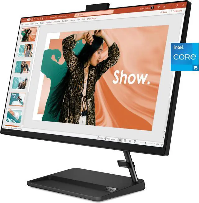 Alt view image 13 of 16 - Lenovo All-in-One Computer IdeaCentre AIO 3 27ITL6 F0FW00L8US Intel Core i5-1135G7 8GB DDR4 256GB PCIe SSD 27" Touchscreen Windows 11 Home 64-bit