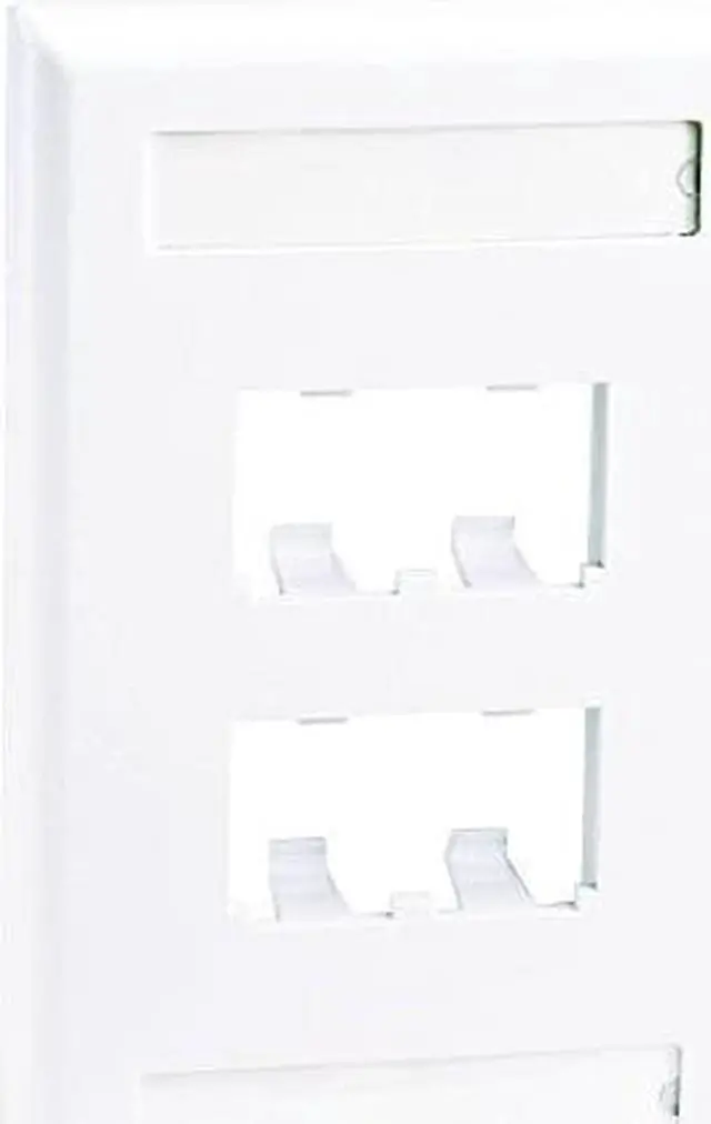 Alt view image 7 of 8 - Panduit MINI-COM Classic Series Faceplates with Label and Label Cover