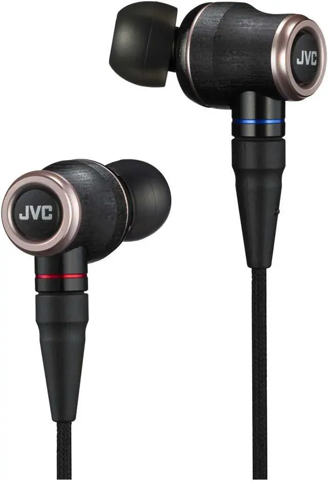 Alt view image 12 of 13 - JVC HA-FW01 Hi-Res Audio Compatible In-Ear Headphone, Black