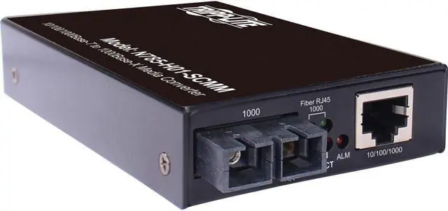 Alt view image 13 of 20 - Tripp Lite 500m Hardened Gigabit Fiber to Fiber Media Converter N785H01SCMM
