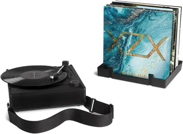 Alt view image 8 of 12 - Victrola Revolution GO Portable Record Player with Bluetooth (Black)