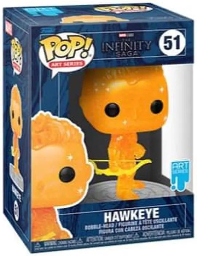 Alt view image 3 of 7 - FUNKO POP! ARTIST SERIES: Infinity Saga- Hawkeye (Orange)