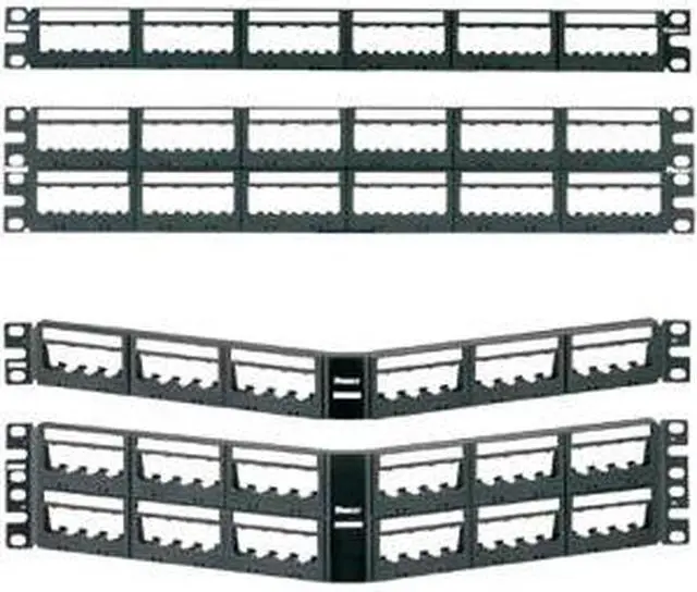Alt view image 5 of 5 - Panduit Mini-Com UICMPP24BLY Ultimate ID 24-Port Modular Patch Panel