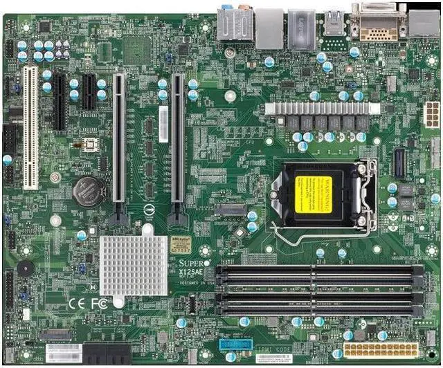 Alt view image 7 of 11 - Supermicro X12SAE Motherboard - Intel W480 Chipset, support Intel Comet lake-S