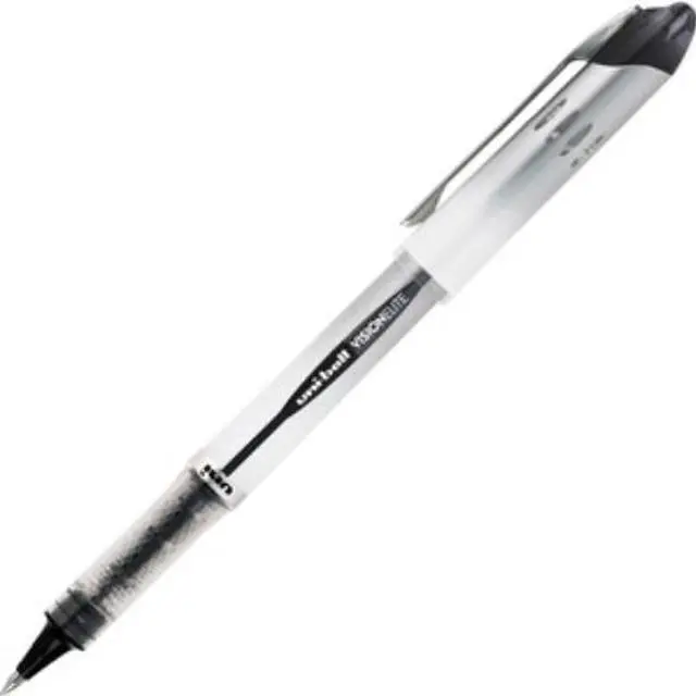 Alt view image 4 of 10 - uni-ball 61231 VISION ELITE Stick Roller Ball Pen, Black Ink, 0.8mm