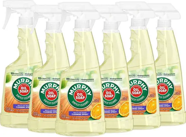 Alt view image 4 of 6 - Colgate-Palmolive Murphy Oil Soap Wood Cleaner 22oz. 9/CT Orange 01031CT