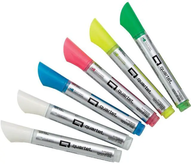 Alt view image 2 of 3 - Quartet Markers, Neon, Bullet Tip, 6/PK, Assorted (QRT79559Q)
