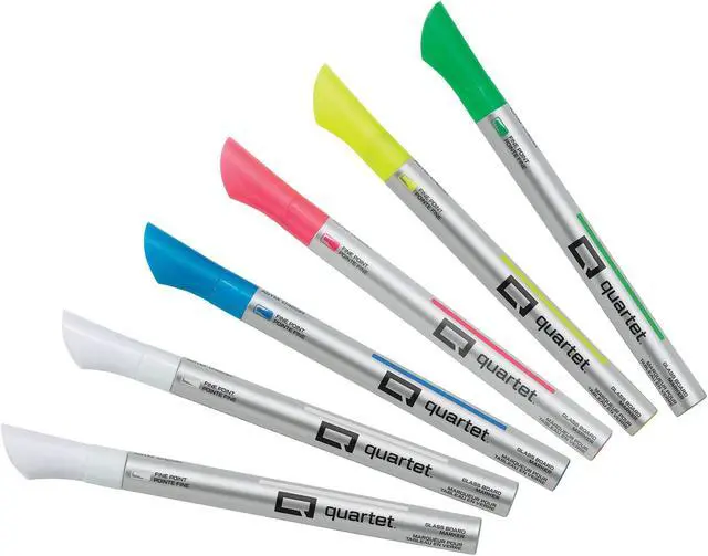 Alt view image 2 of 4 - Quartet Markers, Neon, Fine Tip, 6/PK, Assorted (QRT79558Q)