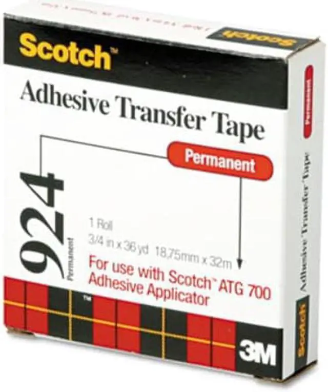 Alt view image 7 of 8 - Scotch ATG Adhesive Transfer Tape ,TAPE,TRANS,ADHES,3/4X36YD