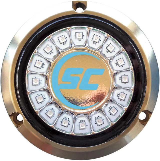 Alt view image 3 of 7 - Shadow Caster SCR16 Underwater LED Light Bimini Blue