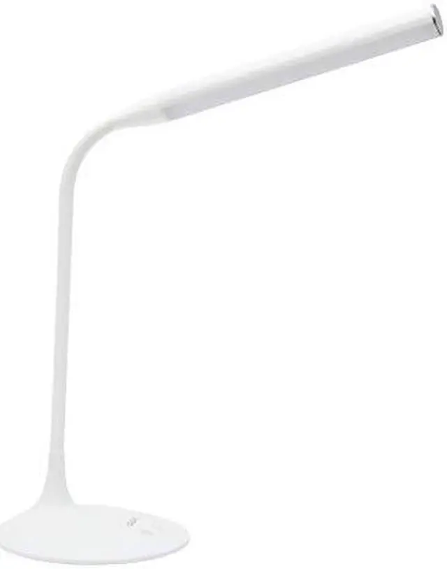 Alt view image 4 of 5 - DAC Ergonomic 15" LED Desktop Lamp With 3 Brightness Modes, White