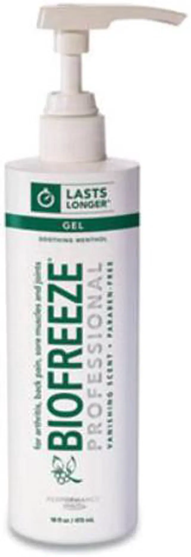 Alt view image 2 of 3 - PROFESSIONAL GREEN TOPICAL ANALGESIC PAIN RELIEVER GEL, 16 OZ PUMP