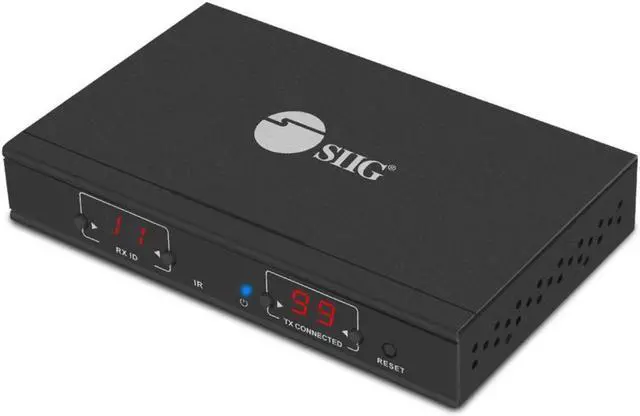 Alt view image 3 of 12 - SIIG 1080p HDMI Over IP Extender with IR Receiver CEH23C11S2
