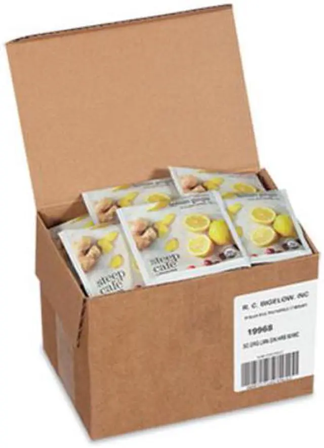 Alt view image 3 of 3 - steep Café Organic Herbal Tea Lemon Ginger 50 Bags/Carton RCB19968