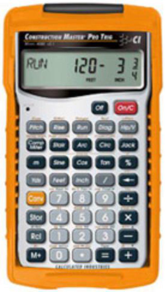 Alt view image 12 of 12 - Calculated Industries Construction Calculator,6 Lx3 1/4 In W  4080