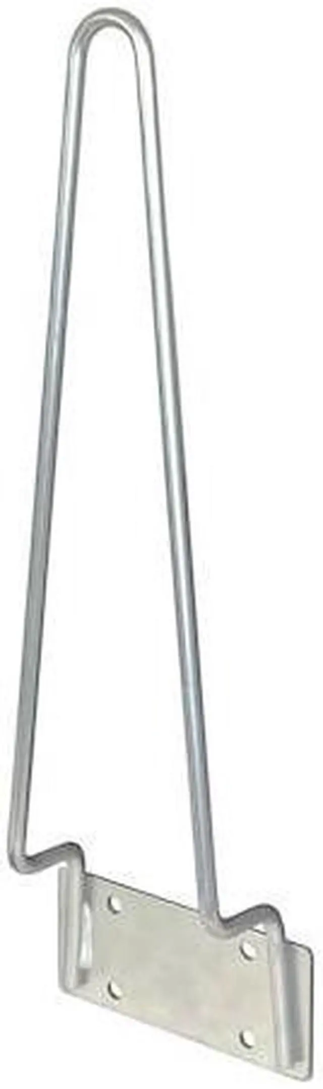 Alt view image 2 of 7 - ZORO SELECT TCH10V Vertical Mount Cone Holder,Silver,6-7/8L