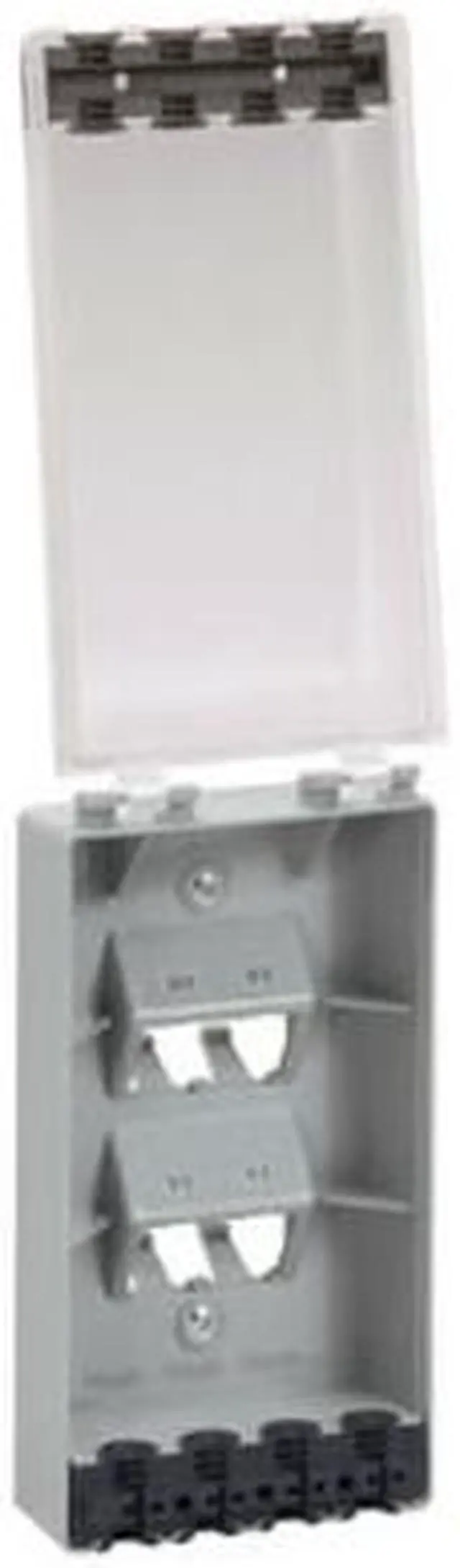 Alt view image 3 of 3 - Panduit CFPWR4CIG Faceplate