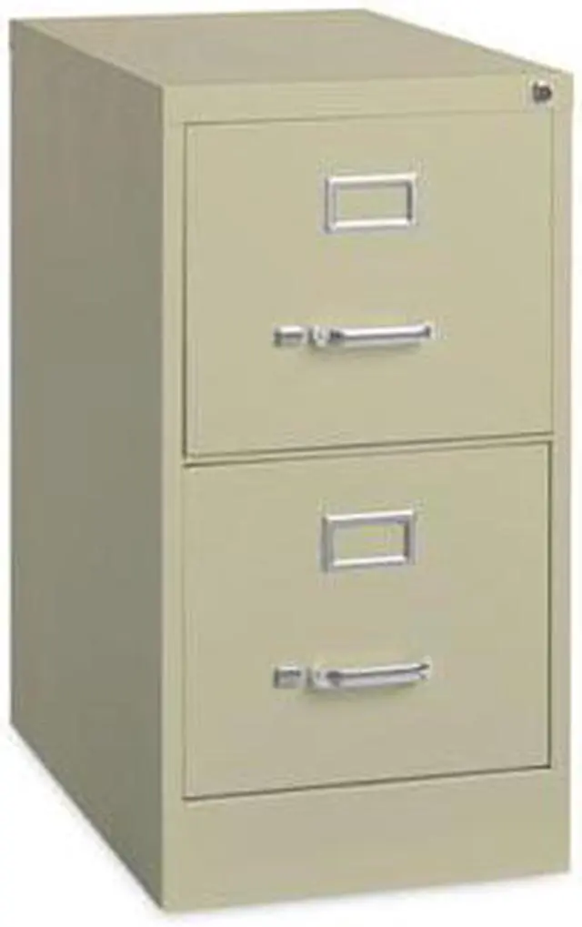 Alt view image 4 of 8 - Hirsh 22-in Deep 2 Drawer, Letter Width, Vertical File Cabinet, Putty