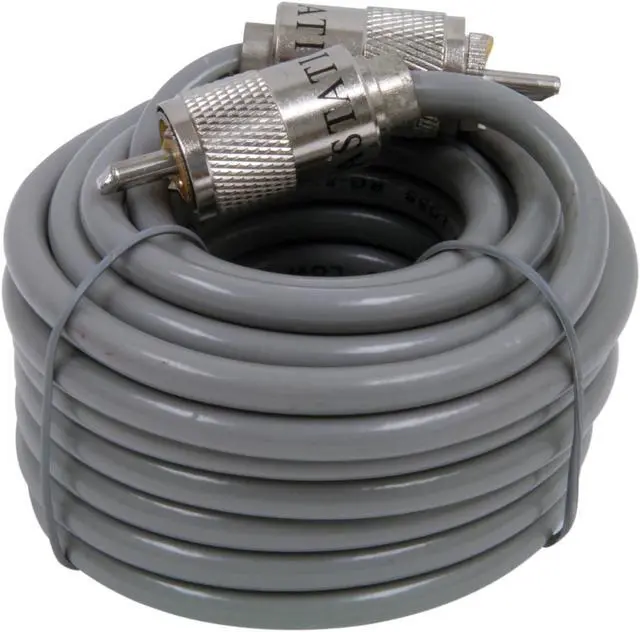 Alt view image 5 of 8 - 18' Coaxial Cable with PL259 Connector
