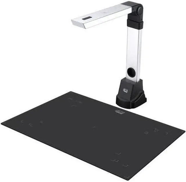 Alt view image 8 of 14 - Adesso CYBERTRACK 820 8.0 Megapixel CMOS Color Sensor Camera 8 Megapixel Fixed-Focus A3 Document Camera Scanner with OCR Function