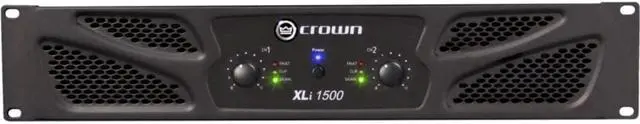 Alt view image 8 of 11 - Crown 1500 Amplifier 450W RMS 2 Channel Dark Gray NXLI15000US