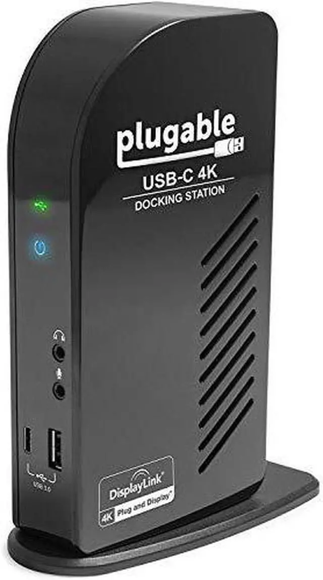 Alt view image 11 of 18 - Plugable USB C 4K Triple Monitor Laptop Docking Station with 100W Power Delivery, 3x HDMI and 3x DisplayPort, for Thunderbolt 3/4 and USB-C Windows and Mac