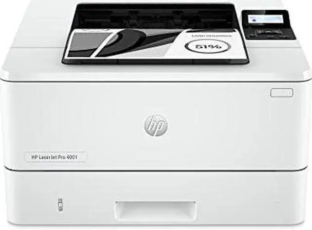 Alt view image 3 of 20 - HP LaserJet Pro 4001dw Laser Printer, Black And White Mobile Print Up to 80,000