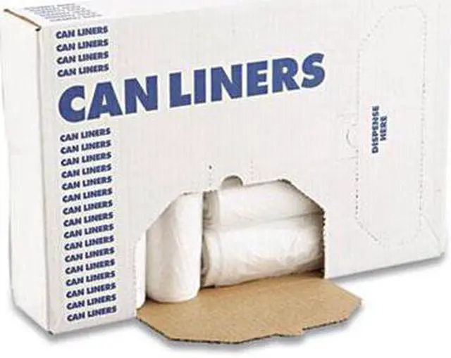 Alt view image 2 of 15 - Boardwalk High Density Coreless Rolls 45 gal Natural 250 Bags BWKRH4048S
