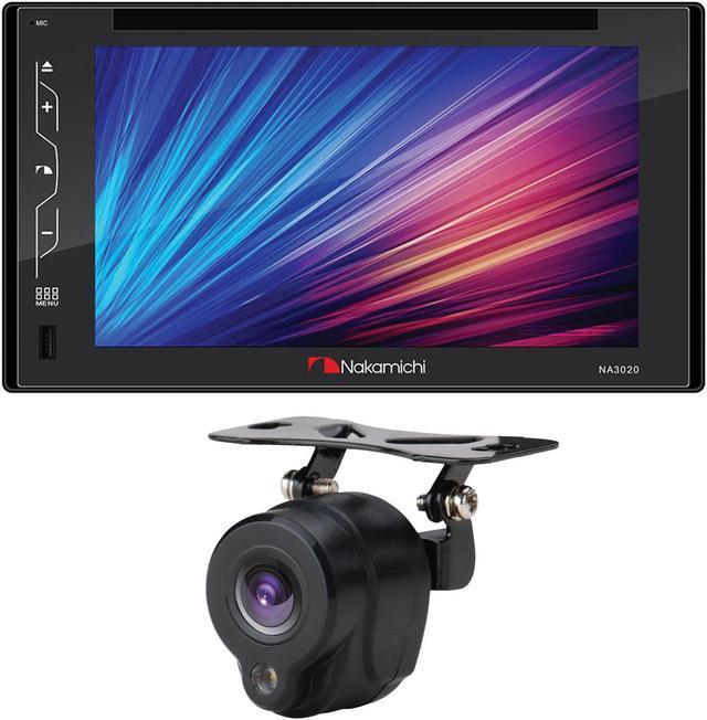 Alt view image 5 of 11 - 6.2" 2 DIN Car Stereo Receiver Bluetooth Camera DVD CD FM Touchscreen Nakamichi