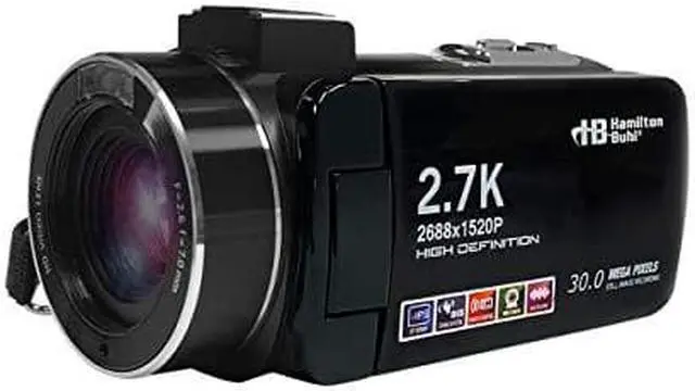 Alt view image 10 of 20 - HamiltonBuhl ActionPro 30MP, 18x Digital Zoom, 2.7K High-Definition Digital Camcorder HDV17BK