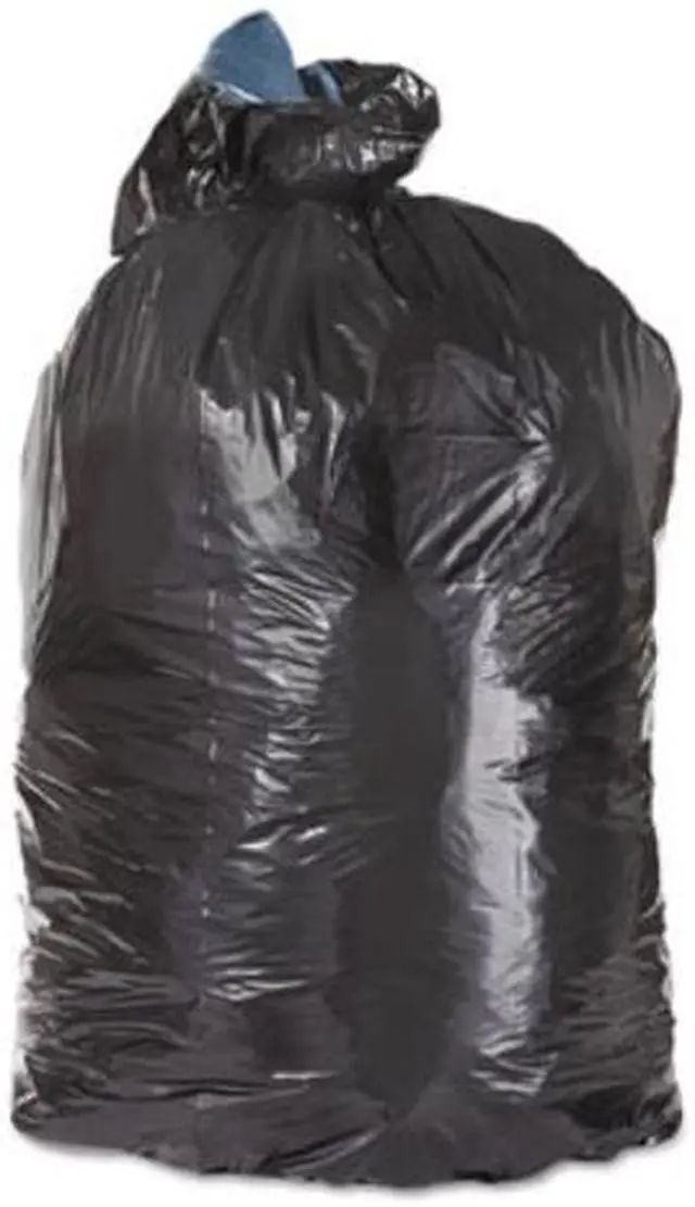 Alt view image 4 of 8 - Low-Density Can Liners 10 gal 1 mil 24" x 23" Black Flat Pack 500/Carton 100392