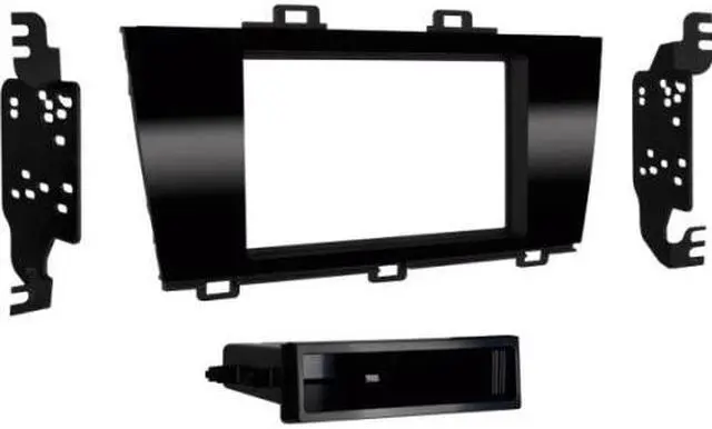 Alt view image 11 of 12 - Metra 99-8906HG Black Single DIN Stereo Dash Kit for 15-up Subaru Legacy/Outback
