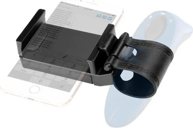 Alt view image 2 of 11 - Socket Mobile Scanner & Phone Holder for 600/700 Series Products AC41621959