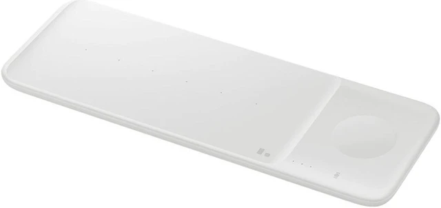 Alt view image 4 of 6 - Samsung Electronics Wireless Charger Trio, Qi Compatible - Charge up to 3 Devices at Once - for Galaxy Phones, Buds, Watches, and Apple iPhone Devices, White (US Version) EP-P6300TWEGUS