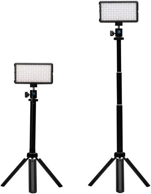 Alt view image 14 of 14 - Lume Cube Broadcast Lighting Kit with Panel GO Bi-Color LED Light #LC-BLK