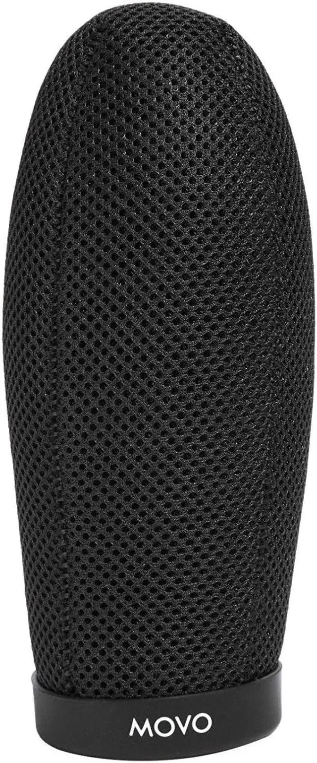 Alt view image 6 of 6 - Movo WST160 Professional Premium Quality Ballistic Nylon Windscreen with Acoustic Foam Technology for Shotgun Microphones up to 14cm Long (Fits Røde NTG-1, NTG-2, VideoMic)