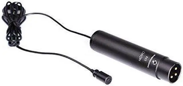 Alt view image 5 of 5 - Movo LV4-O XLR Phantom Power Lavalier Omnidirectional Microphone, with Lapel Clip and Windscreen