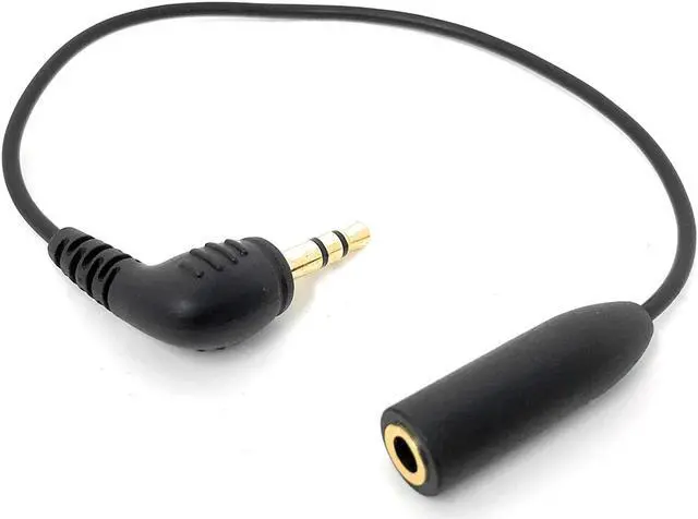 Alt view image 2 of 2 - Movo MC4 3.5mm TRRS (Female) Microphone Adapter Cable to 3.5mm TRS (Male) for Cameras & Recorders