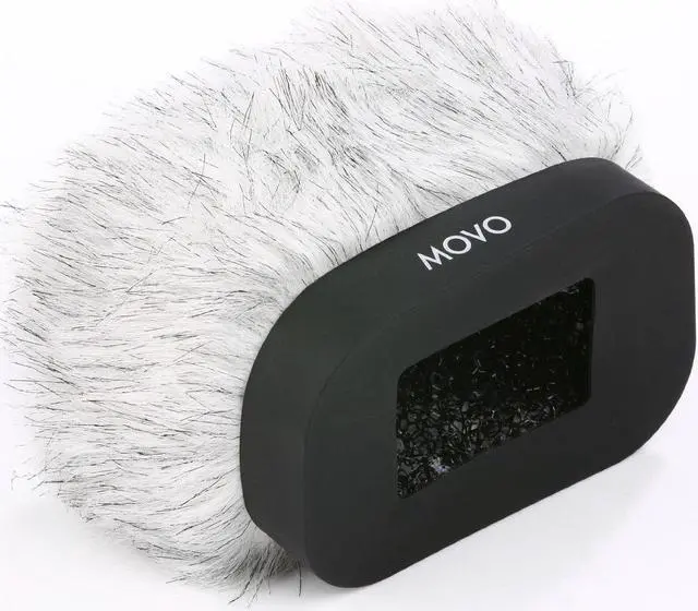 Alt view image 5 of 5 - Movo WS-R30 Professional Furry Windscreen with Acoustic Foam Technology for Zoom H4n, H5, H6, Tascam DR-40, DR-100 MKII & Sony PCM-D50 Portable Digital Recorders
