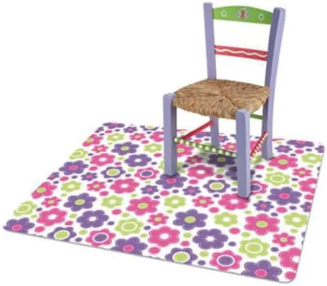 Alt view image 7 of 12 - Deflecto FashionMat Chair Mat Rectangular 35 x 40 Daisies CM3540LD