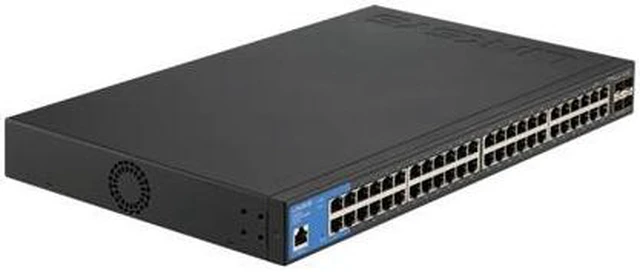 Alt view image 2 of 8 - Linksys 48-Port Managed Gigabit Switch with 4 10G SFP+ Uplinks LGS352C