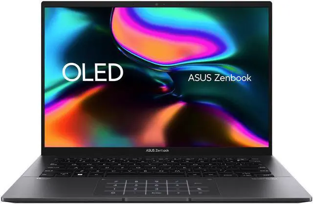 Alt view image 19 of 20 - Asus Zenbook 14 OLED UM3402 UM3402YA-DS71 14" Notebook - 2.8K - 2880 x 1800 - AMD Ryzen 7 5825U Octa-core (8 Core) - 8 GB Total RAM - 8 GB On-board Memory - 512 GB SSD - Jade Black