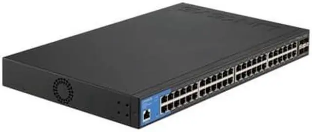 Alt view image 4 of 8 - Linksys 48-Port Managed Gigabit Switch with 4 10G SFP+ Uplinks LGS352C