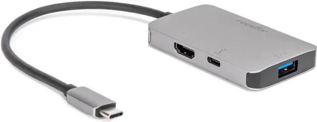 Alt view image 9 of 9 - Rocstor Premium USB-C to HDMI 4K Adapter 100W PD Charging Y10A265A1