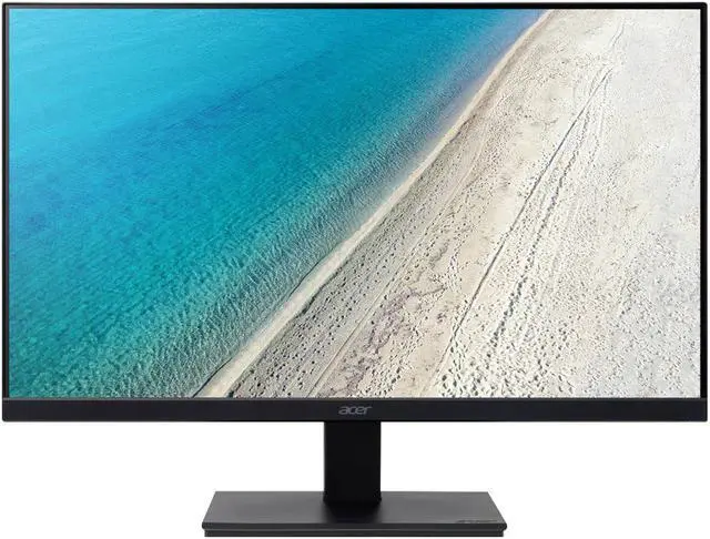 Alt view image 3 of 5 - Acer V227Q B 21.5" Full HD LED LCD Monitor - 16:9 - Black - Vertical Alignment (VA) - 1920 x 1080 - 16.7 Million Colors - FreeSync (HDMI) - 250 Nit - 4 ms - 75 Hz Refresh Rate - HDMI - VGA - Disp