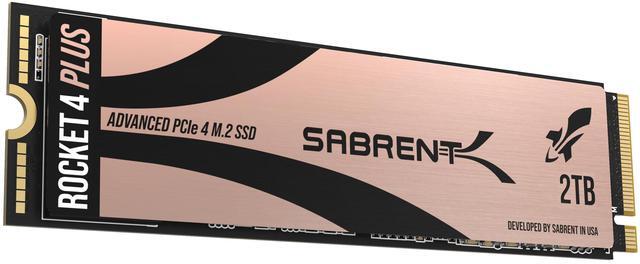 Alt view image 19 of 20 - SABRENT 2TB Rocket 4 Plus NVMe 4.0 Gen4 PCIe M.2 Internal SSD Extreme Performance Solid State Drive R/W 7100/6600MB/s (SB-RKT4P-2TB)