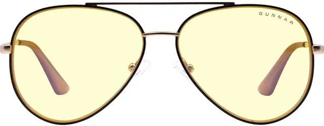 Alt view image 4 of 7 - GUNNAR Maverick Gaming & Comp Black/Gold Frame with Amber Lenses