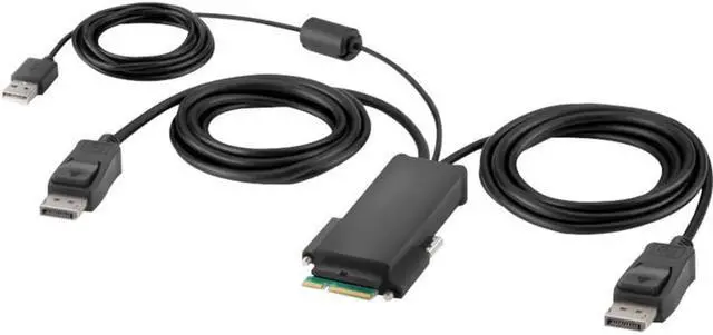 Alt view image 7 of 12 - Belkin Modular DP Dual Head Host Cable 6 Feet