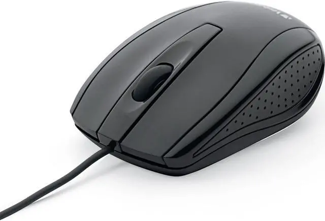Alt view image 2 of 20 - Verbatim Universal Wired Optical Mouse Black (70733) VTM70733